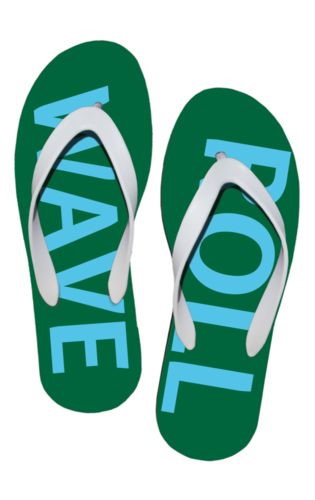 flip flops - school spirit - assorted colors - Image 4