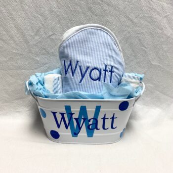 Baby bath tin - boy - assorted patterns