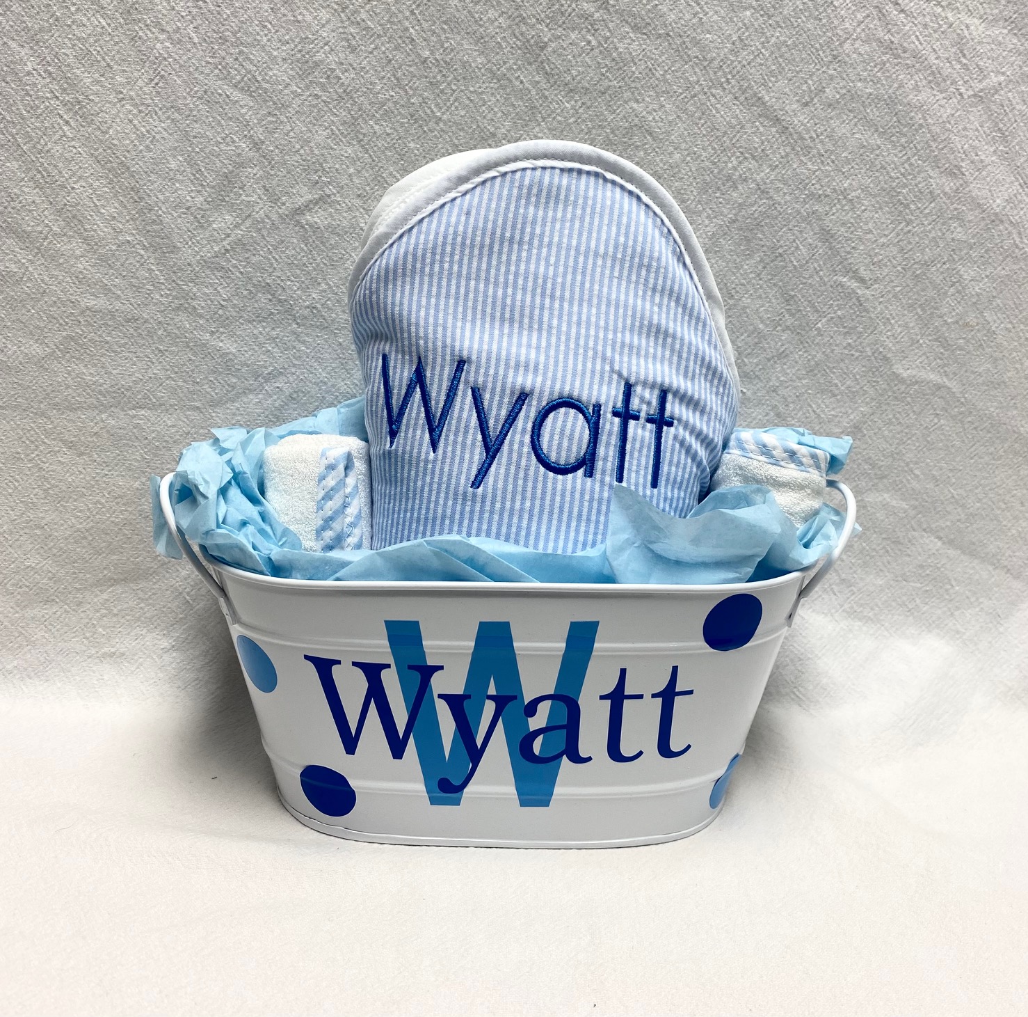 Baby bath tin - boy - assorted patterns