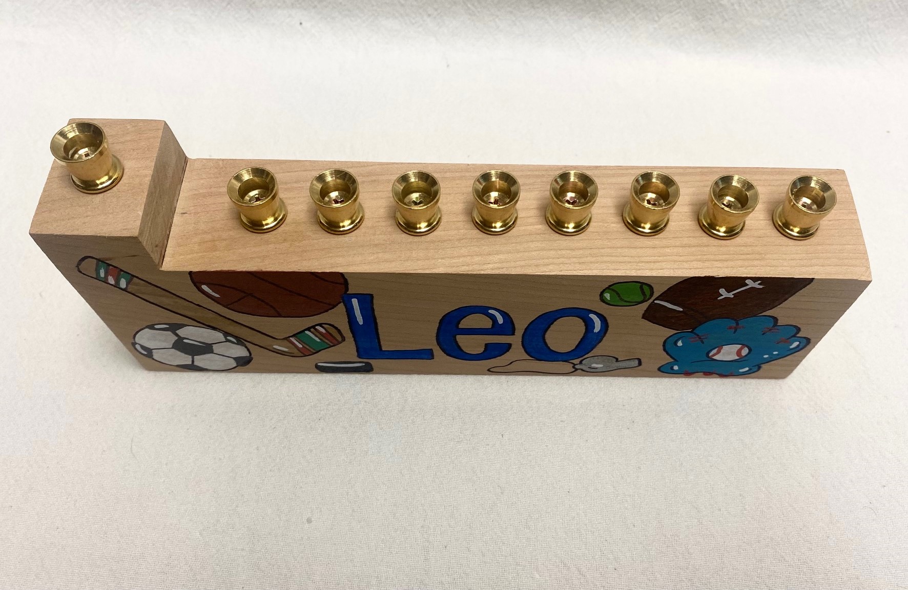 Child's menorah - cars and trucks - Image 2