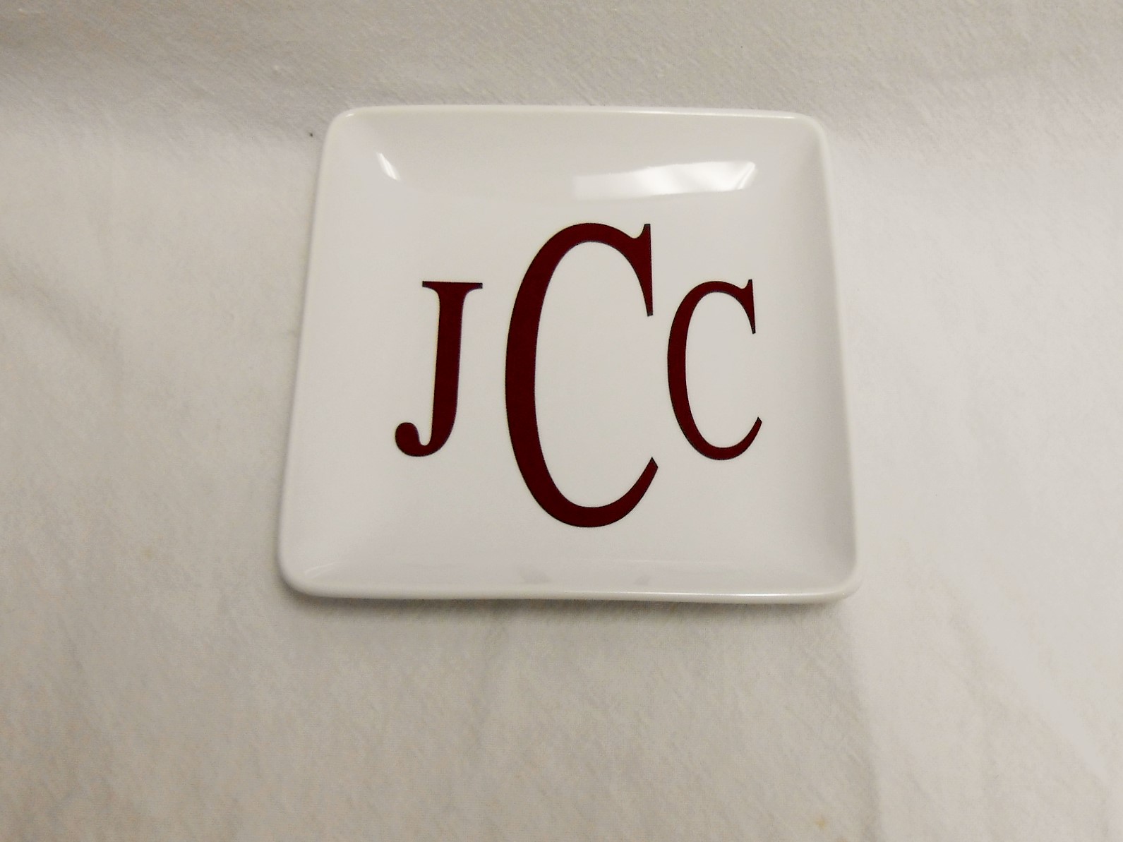 Monogram trinket dish-assorted fonts - Image 3