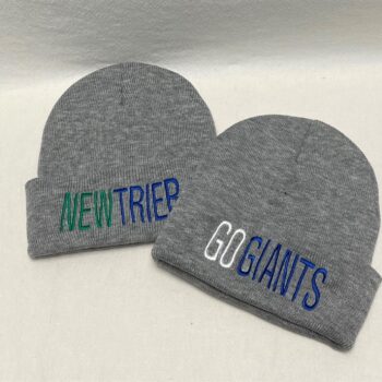 Knit beanie hat- your school