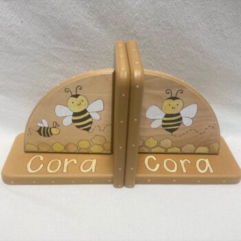 Bumble bee bookends