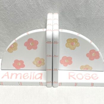 Happy flowers bookends