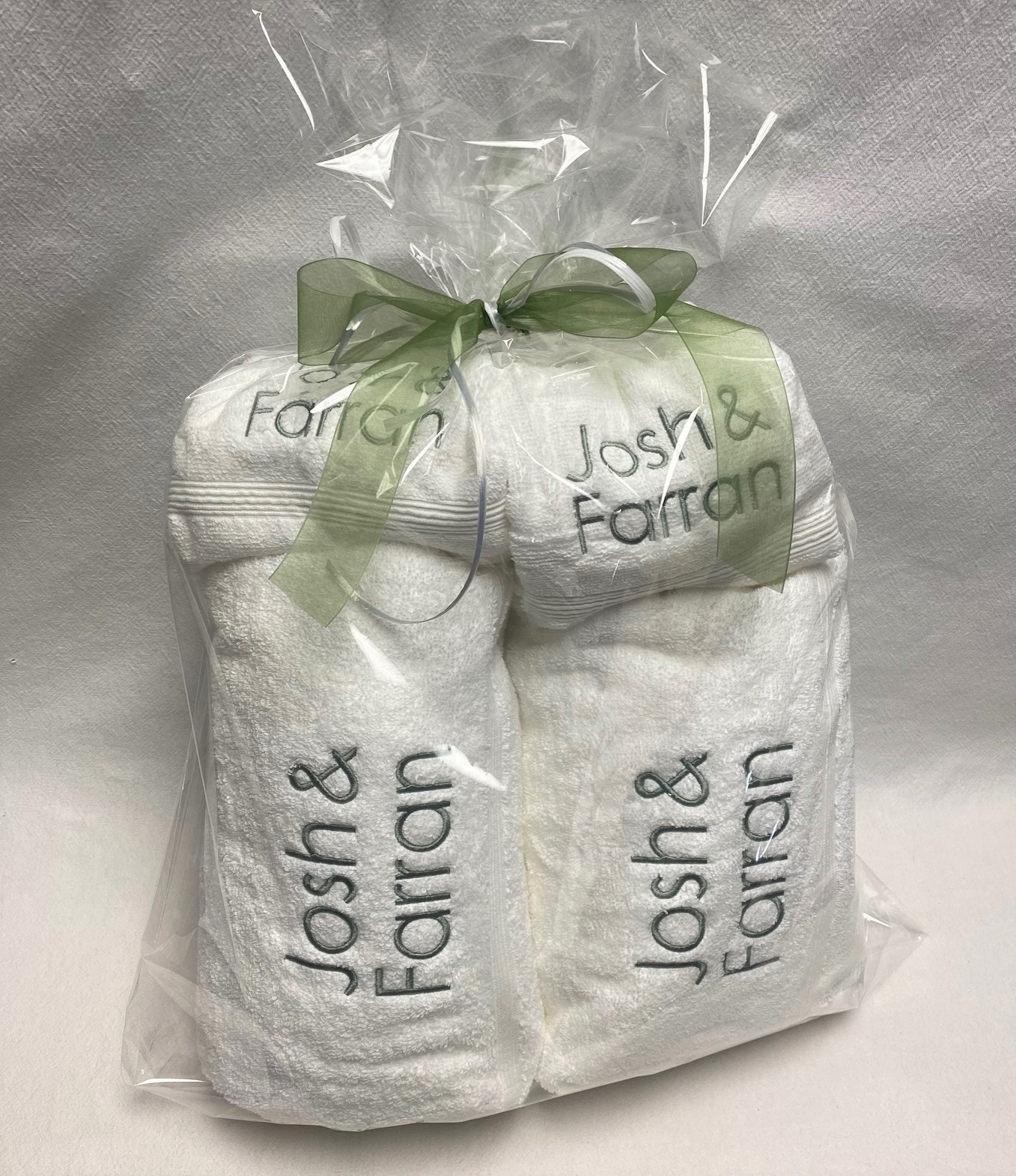 Couples bath towel set