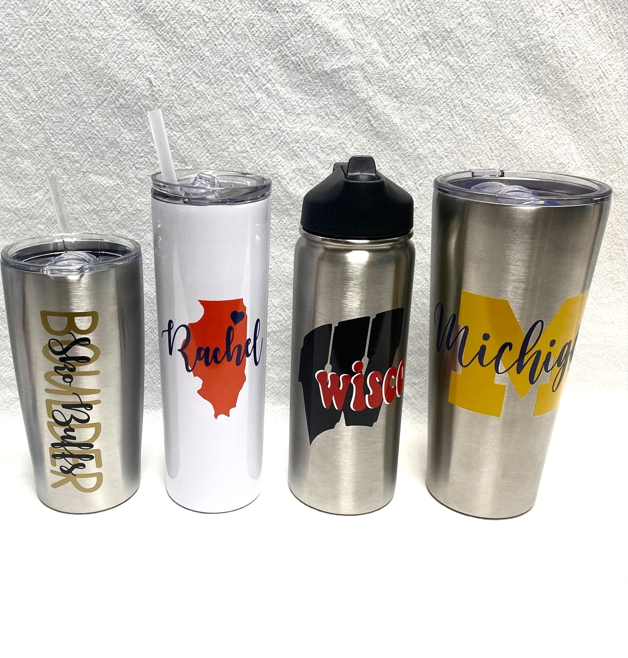 Gift set - fleece blanket, tumbler and bag tag set - available for any school - Image 9
