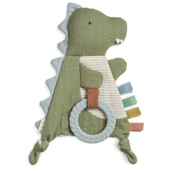 Crinkle Sensory Toy with Teether - dinosaur