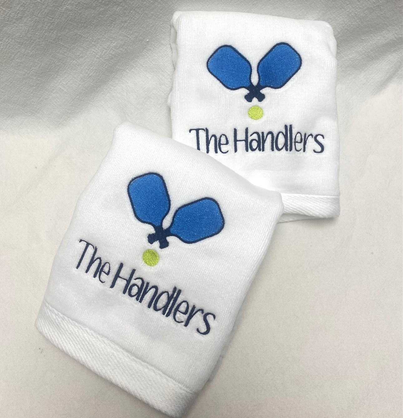 pickleball sport towel - paddle design - Image 3