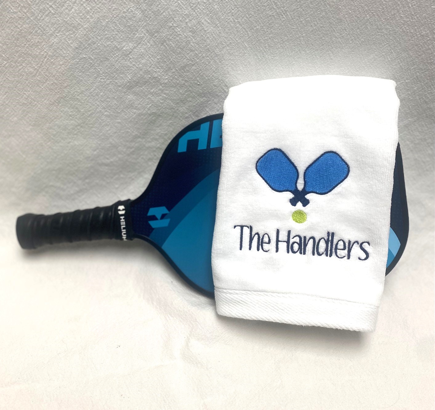 pickleball sport towel - paddle design