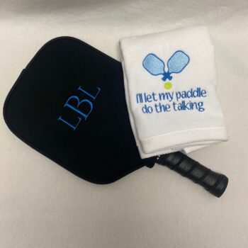 pickleball sport towel - paddle do the talking