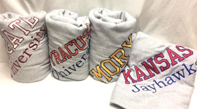 Gift set - sweatshirt blanket and beanie hat - available for any school - Image 3
