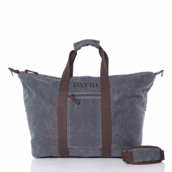 Weekender duffel bag- waxed canvas - assorted colors