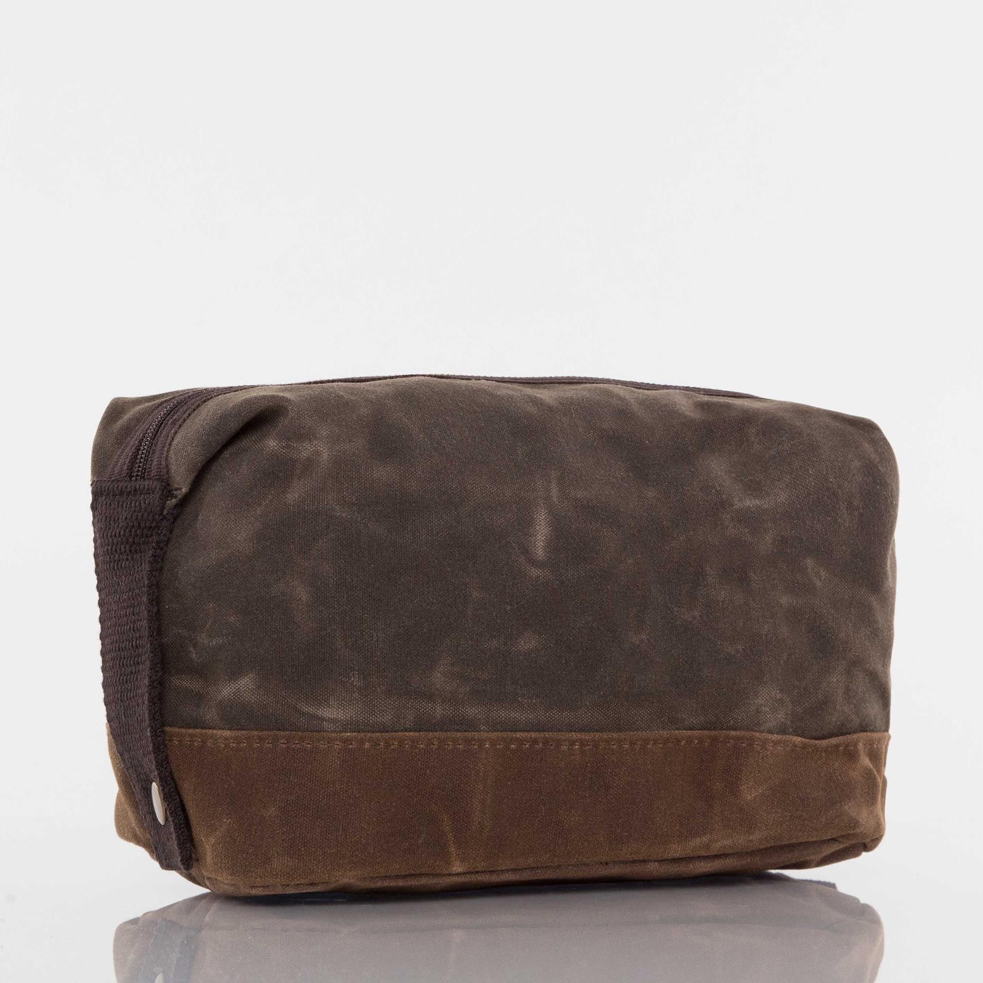 Dopp kit - waxed canvas - assorted colors - Image 2