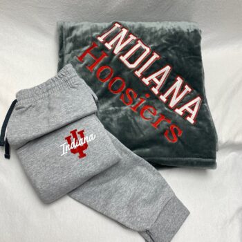 Gift set-fleece blanket and joggers - custom made for any school!