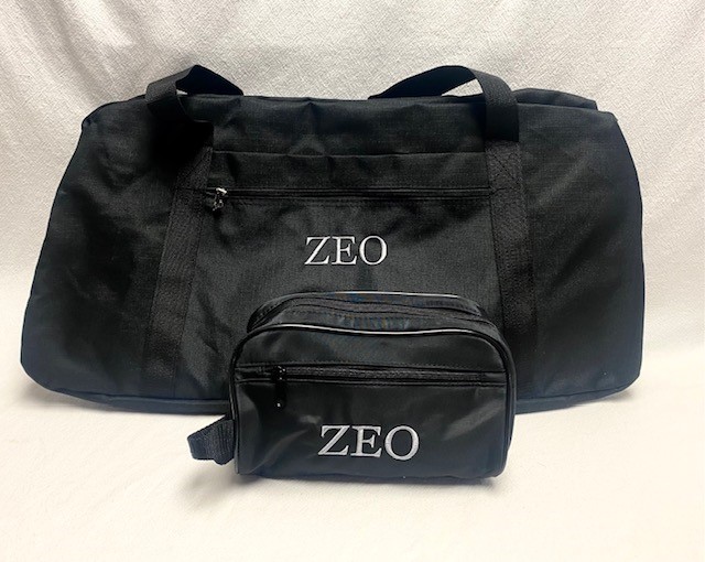 Weekender duffel bag, dopp kit and luggage tag set - nylon canvas - Image 3