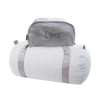 Travel set - duffel and dopp kit - grey