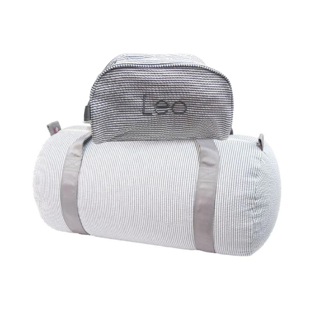 Travel set - duffel and dopp kit - grey