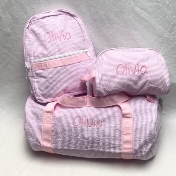 Travel set - duffel, backpack and dopp kit - pink