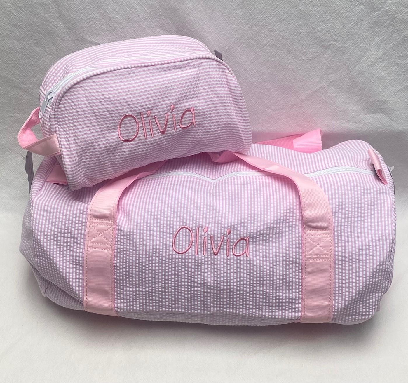 Travel set - duffel and dopp kit - pink