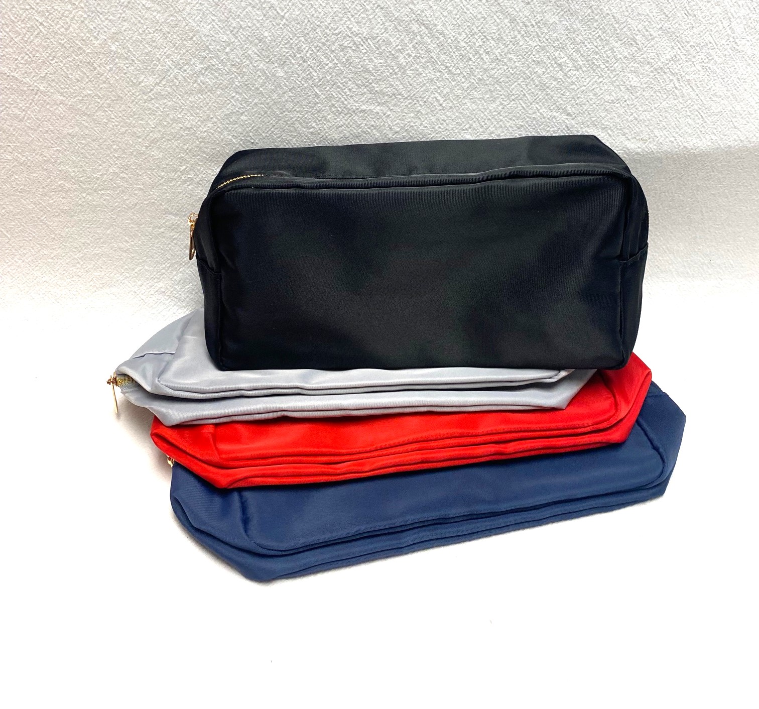 Make up bag - nylon large case - assorted colors - Image 2