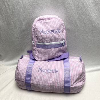 Travel set - duffel and backpack - pink/purple - out of stock