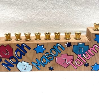 Child's menorah - multiple names