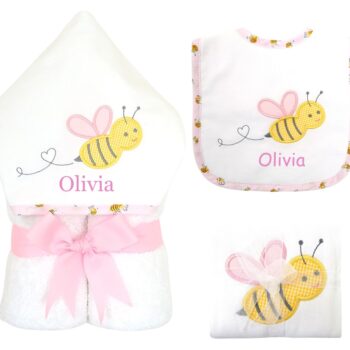 3 Marthas little bee towel gift set