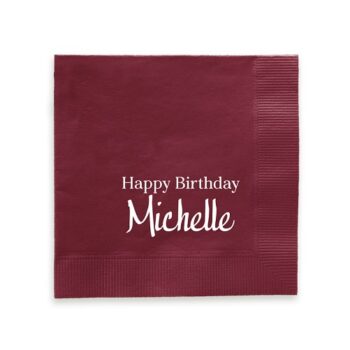 Declaration cocktail napkins - additional fonts available