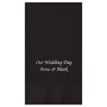 Belmont guest towels - additional fonts available